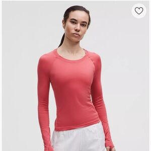 Lululemon vintage rose long sleeve swiftly tech 2.0 race length